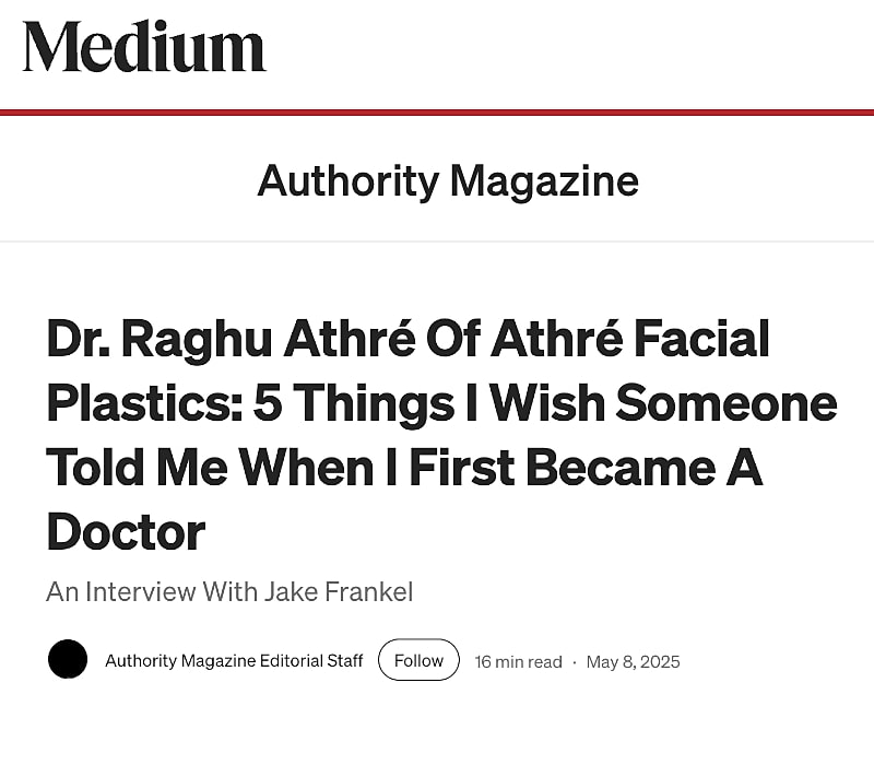 Interview with Dr. Raghu Athré on becoming a doctor.