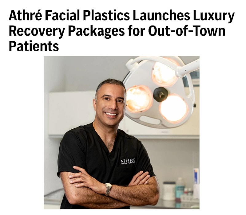 Doctor promoting luxury recovery packages for patients