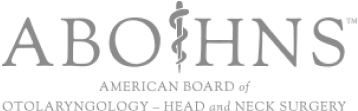 Logo of American Board of Otolaryngology-Head and Neck Surgery