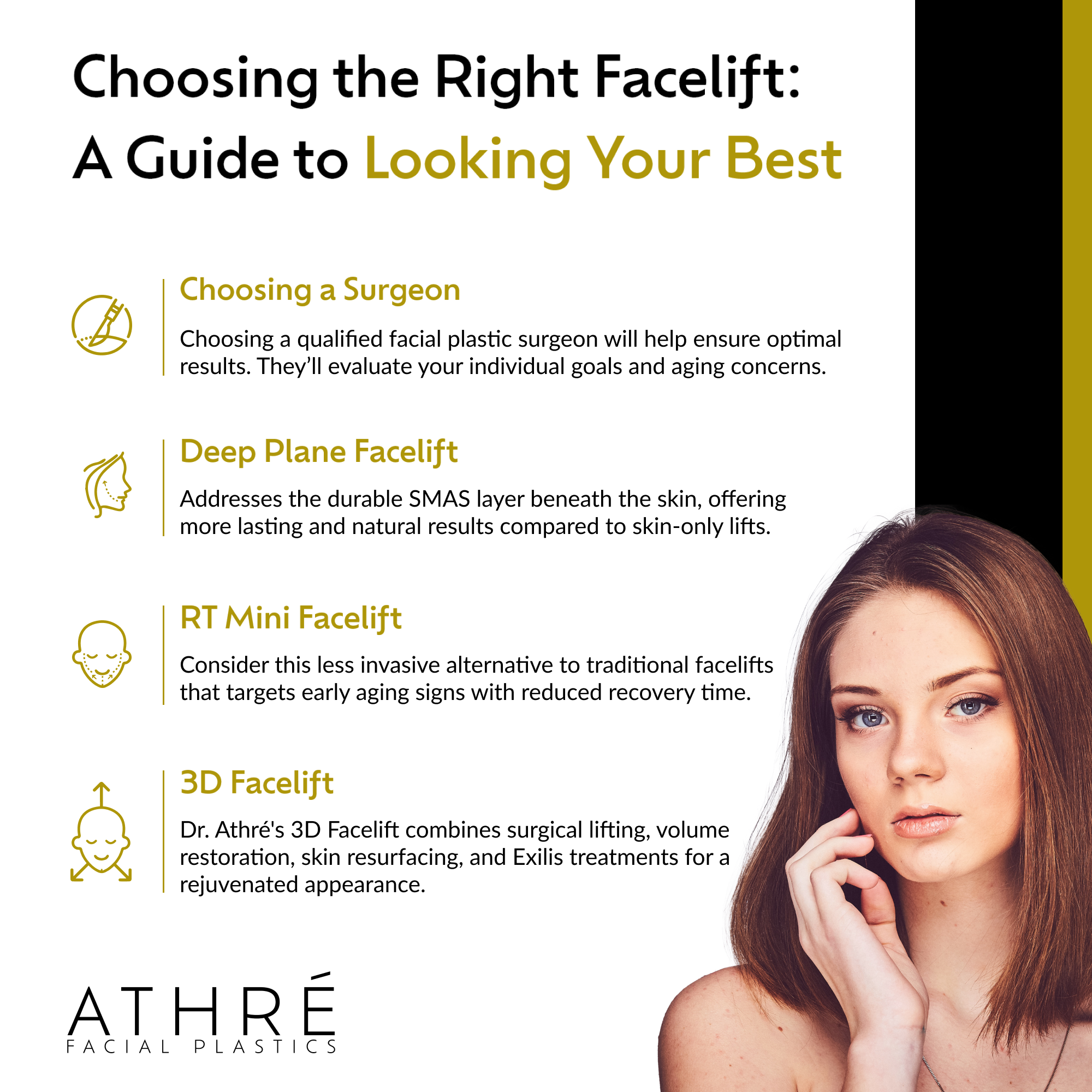 Choosing the Right Facelift: A Guide to Looking Your Best [Infographic]